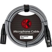 Leaf Shop 6 Metre Örgülü Mikrofon Kablosu 3pin Dişi 3pin Erkek