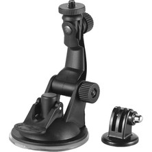 Leaf Shop Eylem Kamera Aksesuarları Araba Vantuz Dağı + Hero 7/6/5/4 Sjcam/yı Için Tripod Adaptörü.