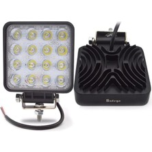 Leaf Shop Adet 16 Ledli Off Road Çalışma Lambası/projektör 48WATT 12V / Yugo