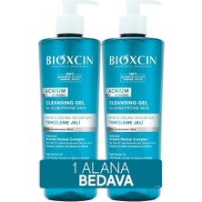Leaf Shop Acnium Sebum Dengeleyici Yüz Yıkama Jeli 500 ml 1 Alana 1 Hediye – Salisilik Asit, Çay Ağacı ve Niasinamid Içeren Yağlı ve Akneye Eğilimli Ciltler Için Temizleyici