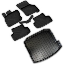 Leaf Shop Autoaccessories Audi A3 Sedan ile Uyumlu 4d Paspas ve 3D Bagaj Havuzu 2021 ve Üstü