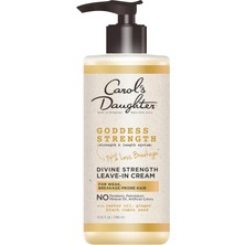 Leaf Shop Daughter Goddess Strength Ilahi Mukavemet, Hint Yağı, Siyah Tohum Yağı ve Zencefil ile Saç Kremi Içerir, Zayıf, Kırılmaya Uygun Saçlar Için, Paraben Içermez, 10 ml