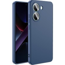 Leaf Shop Xiaomi ile Uyumlu Poco ile Uyumlu X7 Pro Kılıf Zore Mara Lansman Kapak Lacivert