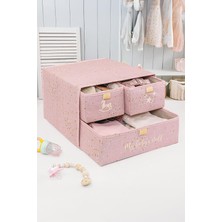 Leaf Shop Kapısı Baby 3 Bölmeli Katlanabilir Çekmece - Bebek Odası Organizeri