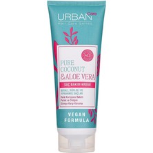 Leaf Shop Care Pure Coconut & Aloe Vera Boyalı Saçlara Özel Renk Koruyucu Saç Bakım Kremi 250 Ml-Vegan