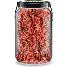 Leaf Shop Organik Goji Berry Bi Kavanoz 660 Cc. Cam Kavanozda Katkısız Kuru Goji Berry Üzümü Pure Dried Goji Berries