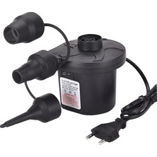 Leaf Shop Luftpumpe Luftmatratze, 2 In 1 Luftpumpe Elektrisch Für Aufblasbar Und Ablassen, Pumpe Luftmatratze Mit 3 Düsen Für Luftmatratzen, Aufblasbarer Pool, Schwimmring