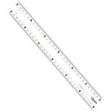 Leaf Shop Study Kırılmaz Cetvel, Şeffaf, 30 cm