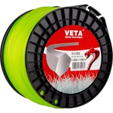 Misda Store Pro Misina, 3.3mm Kalınlık, 138M Uzunluk, 6 Köşeli, Sarı