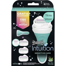 Misda Store Sword Intuition Sensitive Care Avantaj Paketi, 3 Yedek Bıçaklı Kadın Tıraş Makinesi