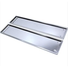 Leaf Shop Krom Plakalık Metal Nikelajlı 2 Adet