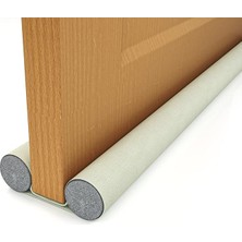 Leaf Shop Kapı Altı Rüzgar Önleyici, Isı Yalıtım Süngeri, Kapı Altı Sızdırmaz Bant, Eşik Altlığı, Kapı Stoperi, Cereyan Önleyici, Yakıt Tasarrufu (Kirli Beyaz)