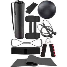 Leaf Shop Parçalı Pilates ve Fitness Seti Pilates Minderi, Dambıl, Squat Band ve Daha Fazlası!