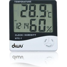 Leaf Shop Htc-1 Saatli Nem Ölçer ve Termometre
