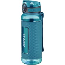 Leaf Shop Fiftyfifty 800ML -Büyük Boy- Tritan Su Matarası Silikon Korumalı Kaydırmaz Gövde Yeşil