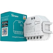 Leaf Shop Güç Ölçümlü Wifi Akıllı Perde Anahtarı Tüv Sertifikalı, Dualr3 Çift Röle Dıy Perde, Panjur, Panjur, Iki Yönlü Akıllı Anahtar, Alexa ve Google Home ile Çalışır (1 Paket)