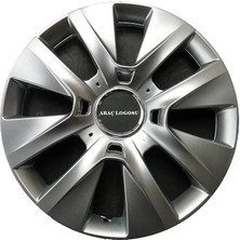 Leaf Shop Jant Kapağı 4 Adet Esnek Kırılmaz Kapak Tüm Araçlar 334 Peugeot