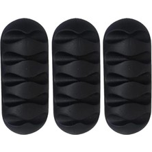 Leaf Shop Home 3 Adet 5 Kanallı Kablo Tutucu Sabitleyici Kablo Sabitleyici Mouse Kablosu, Şarj Kablosu