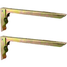 Leaf Shop Raf Altı Ayağı Metal Ayak 28 x 10 cm (2 Adet)