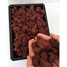 Misda Store Pomza 40 Litre 2-4 cm Kırmızı Pomza Tarım Pomzası Pomza Taşı Lav Taşı Cüruf Madeni Pomza Ponza