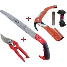 Misda Store Yüksek Agaç Tepe Dal Ağaç Kesme Budama Makası Bağ Testere Seti Mekanik Bahçe Aleti Ipli