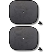 Leaf Shop Araç Oto Araba Yan Camlar Vantuzlu Oto Araç Güneşlik Perde Seti (2 Parça)