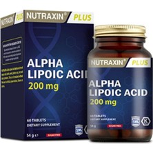 Leaf Shop Plus Alpha Lipoik Asit 200 Mg Içeren Takviye Edici Gıda (1 x 60 Kapsül)