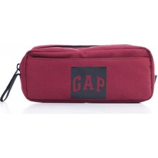 Leaf Shop Orijinal Kalem Çantası Cepli Bordo