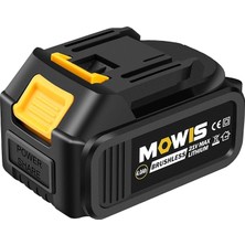 Misda Store Akülü Darbeli Matkap Için 21 V 4,0 Ah Lityum Iyon Akü Yedek Paketi