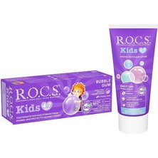 Leaf Shop Kids 4-7 Yaş Florürsüz Diş Macunu Balon Sakızı Tadında