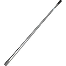 Leaf Shop Sap Sillgech Krom Renk Kalın Fırça Sapı Süpürge Çekpas Standart Metal Sap 120 cm