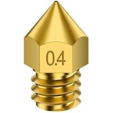 Misda Store 3D Yazıcı Mk8 Extruder Nozzle 0.4mm 1.75MM