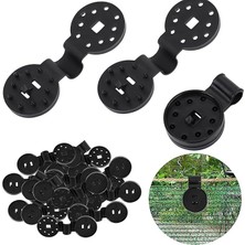 Leaf Shop Gölge Bezi Ağır Hizmet Kilidi Tutacağı, Gölge Bezi Plastik Klipsler, Güneşlik Net Gölgeleme Sabit Klips Tokası Plastik, Rüzgar Geçirmez Tente Kelepçesi Tutacağı, Güneşlik Net Için Yuvarlak Plastik