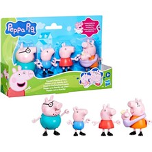 Leaf Shop Pig Peppa'nın Beş Kişilik Ailesi Figür Seti