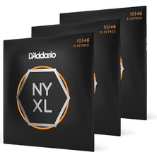 Leaf Shop NYXL1046-3P Elektro Gitar Tel Seti, 3 Lü Regular Light