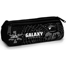 Leaf Shop High Üç Gözlü Okul Kalem Çantası - Erkek Çocuk - Siyah Galaxy