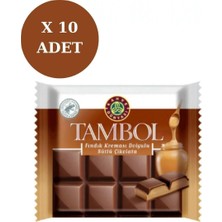 Kahve Dünyası Tambol Fındık Kreması Dolgulu Sütlü Çikolata 100 gr * 10 Adet
