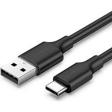 Leaf Shop 2.0 A Usb-A & Usb-C, Şarj ve Data Kablosu, 25 Santimetre, Siyah, 60114