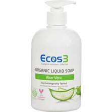 Leaf Shop Organik Aloe Vera Özlü Parabensiz Sıvı Sabun (1 x 500 Ml)