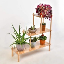 Misda Store Ahşap Dekoratif Çiçeklik, Çiçek Sehpası