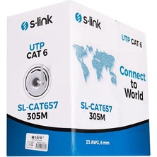 Misda Store SL-CAT657 305M 23AWG Utp Cat6 Kablo