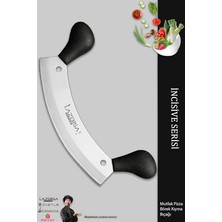 Leaf Shop Incisive Serisi Mutfak Bıçak Börek Pizza Pide Bıçağı Kıyma Bıçağı Günlük Kullanım (MFT-531)