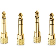 Leaf Shop Hja-4, Yüksek Kaliteli 3.5 mm <-> 1/4" Trs Jack Dönüştürücü