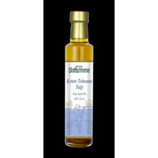 Leaf Shop Home Keten Tohumu Yağı 250 ml | Soğuk Sıkım Omega-3, Omega-6 ve Omega-9 Yağ Asidi Kaynağı | Salata, Yoğurt ve Soğuk Mezeler Için Doğal Bitkisel Yağ | Cilt ve Kalp Sağlığını Destekler