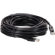 Leaf Shop Cat6 Ethernet Kablosu, Siyah, 10 Metre