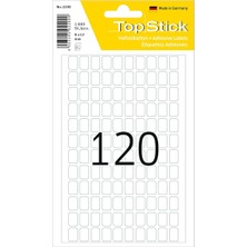 Misda Store 2200 Çok Amaçlı Etiket, 1800 Adet, 8 x 12 Mm, Yaprak Başına 120, Kendinden Yapışkanlı, Etiketlemek Için Ev Etiketleri, Mat, Çıkartma, Beyaz