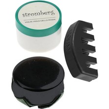 Leaf Shop Keman Reçinesi + Kauçuk Keman Susturucusu Dark Yuvarlak Kapaklı Reçine