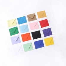 Leaf Shop Minik Zarf, 7x9 cm 25 Adet (Kırmızı)