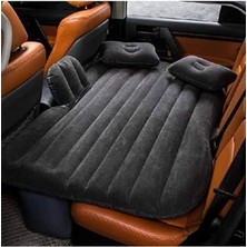 Leaf Shop Tasarım Şişme Araba Koltuk Yatağı Siyah - Otomobil Arka Koltuk Için Şişme Yatak Şişme Araç Yatağı