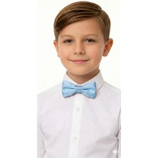 Sibel Günay Butik 10 Adet Çocuk Bebe Mavi Lastikli Papyon | 4–12 Yaş Ayarlanabilir | Özel Gün ve Bayram Aksesuarı